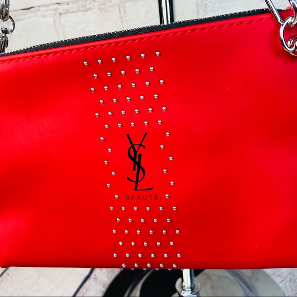 YSL crossbody pouch shoulder bag from the beauty line comes with 2 style chains - Picture 9 of 11